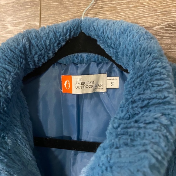 Blue Fuzzy Winter Jacket - Picture 3 of 3